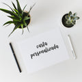 Carta Personalizada/ personalized letter